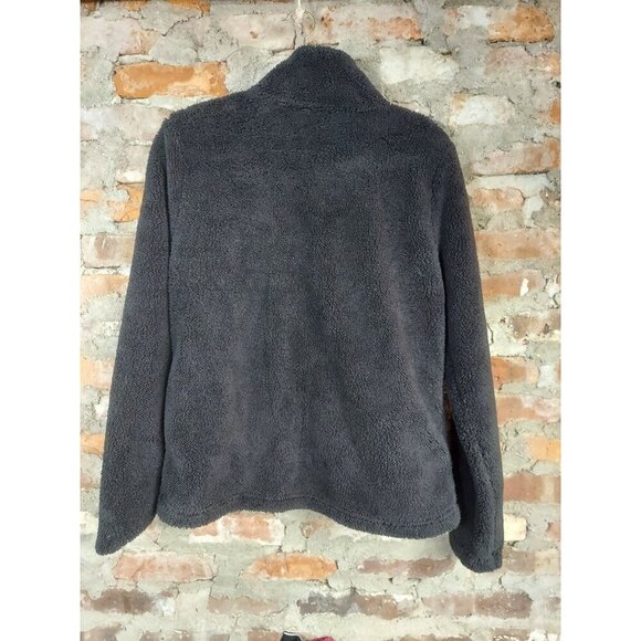 Emily B Black Sharpe Jacket Womens Sz L Large Warm Fluffy C - Picture 3 of 3